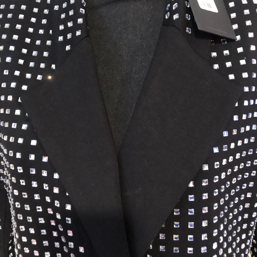 Black Sequin Women's Jacket - Picture 6 of 6